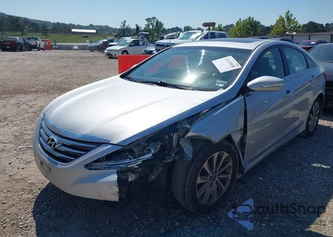 2014 Hyundai Sonata Limited from USA, damaged, VIN 5NPEC4AC3EH816398